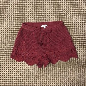 Abercrombie Lace Shorts
